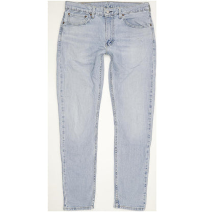 Levi's 512 Men Blue Tapered Slim Stretch Jeans W33 L31