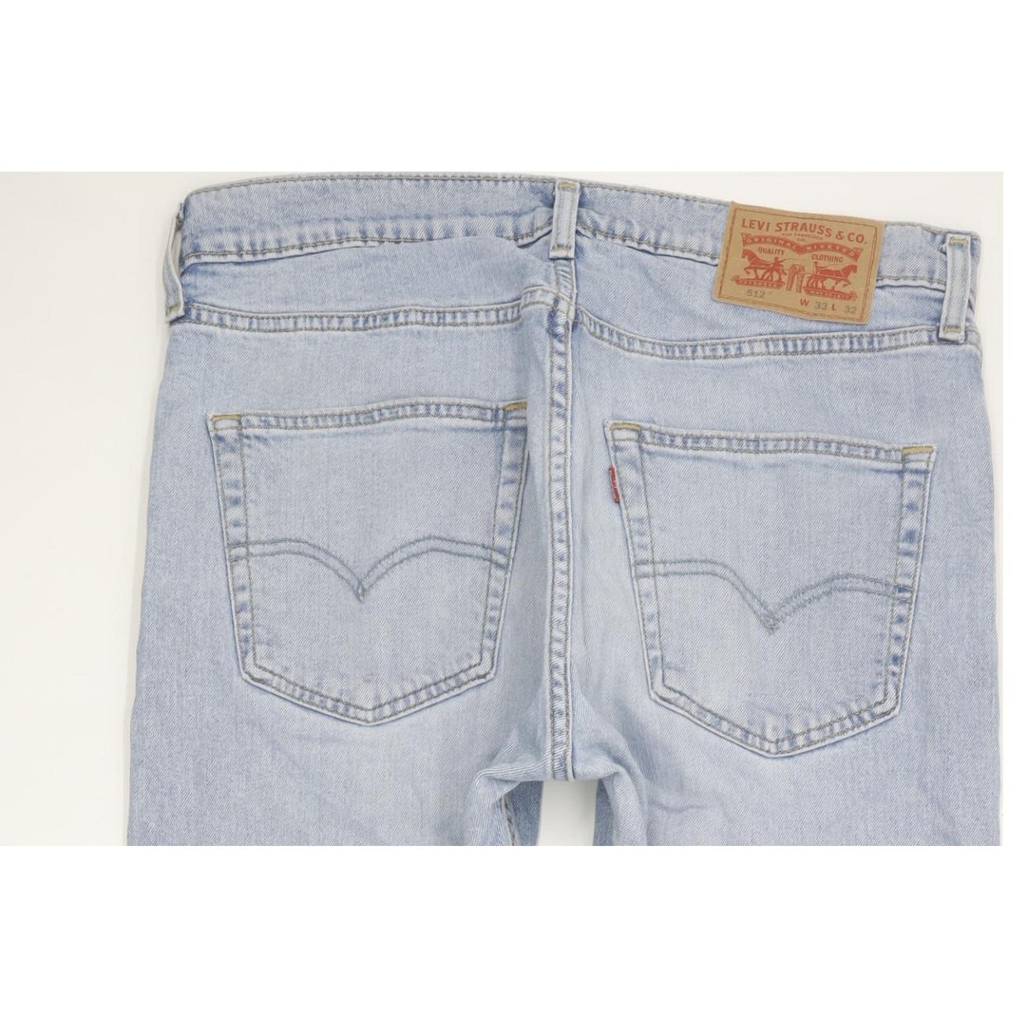 Levi's 512 Men Blue Tapered Slim Stretch Jeans W33 L31
