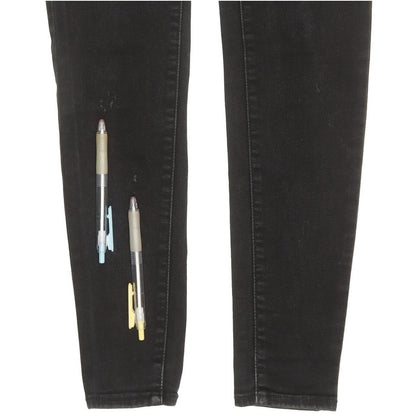 Levi's Mile Women Black Skinny Slim Stretch Jeans W25 L29