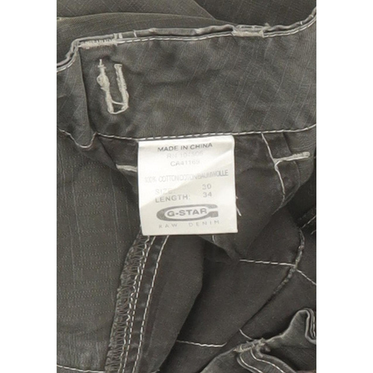 G-Star New Eureka Men Grey Straight Regular Jeans W30 L33