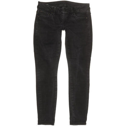 G-Star 3301 Low Women Black Skinny Slim Stretch Jeans W28 L27