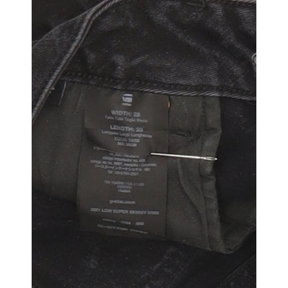 G-Star 3301 Low Women Black Skinny Slim Stretch Jeans W28 L27