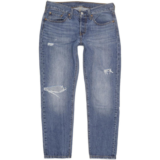 Levi's 501 Women Blue Straight Regular Jeans W28 L27