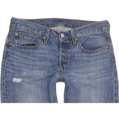 Levi's 501 Women Blue Straight Regular Jeans W28 L27