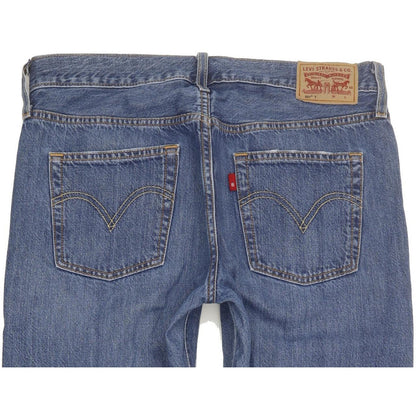 Levi's 501 Women Blue Straight Regular Jeans W28 L27
