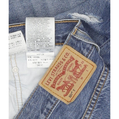 Levi's 501 Women Blue Straight Regular Jeans W28 L27