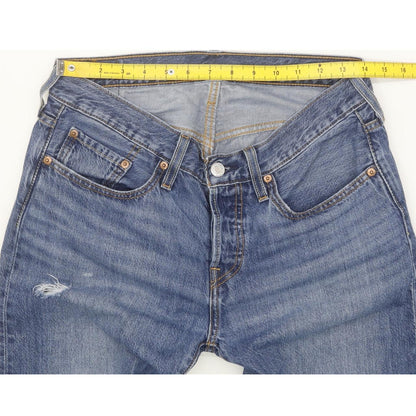 Levi's 501 Women Blue Straight Regular Jeans W28 L27