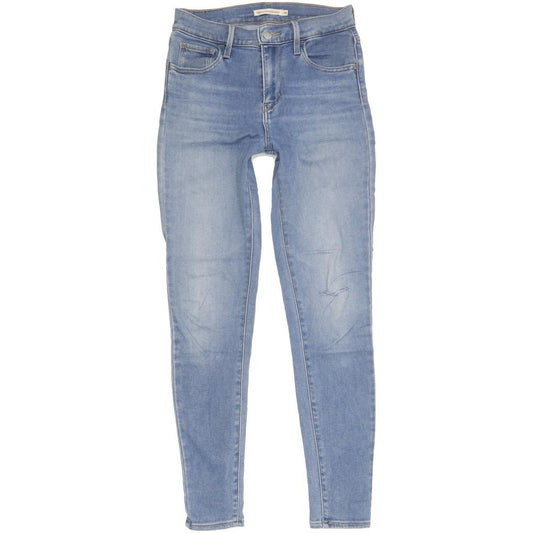 Levi's 720 Women Blue Skinny Slim Stretch Jeans W26 L28