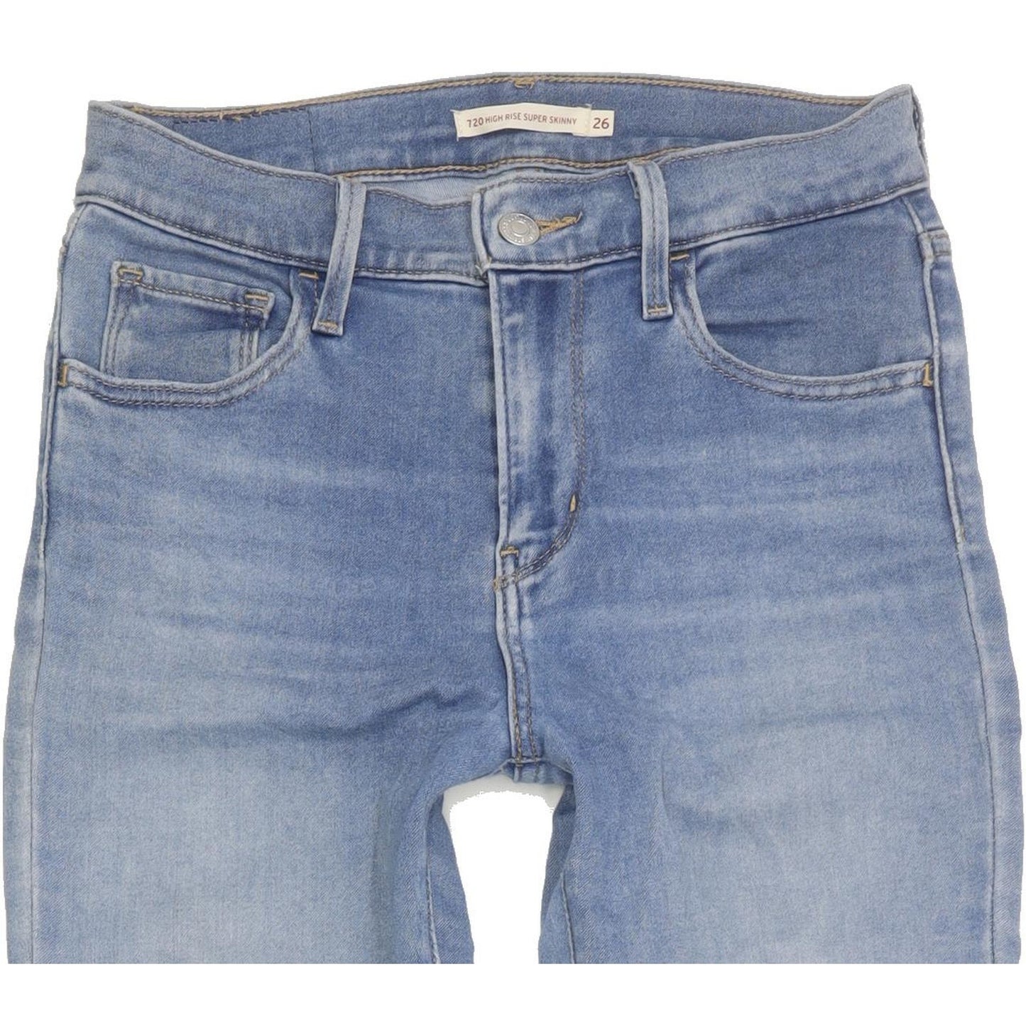 Levi's 720 Women Blue Skinny Slim Stretch Jeans W26 L28