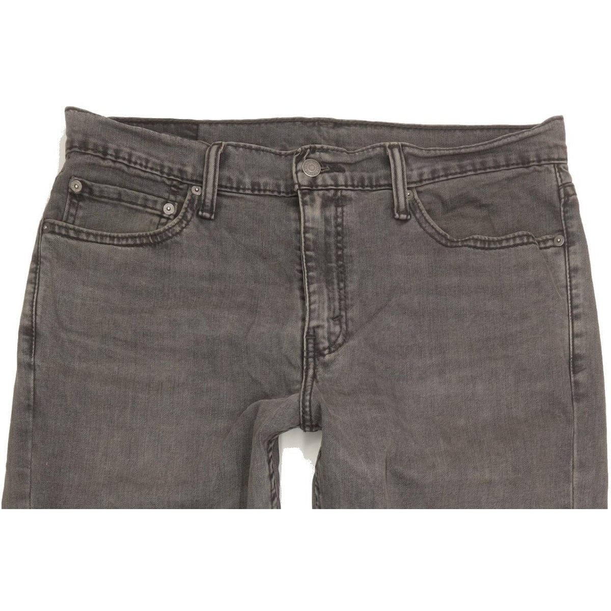 Levi's 511 Men Grey Straight Slim Stretch Jeans W36 L31