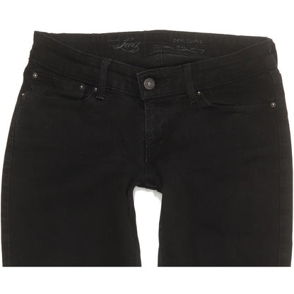 Levi's Demi Curve Women Black Skinny Slim Stretch Jeans W28 L30