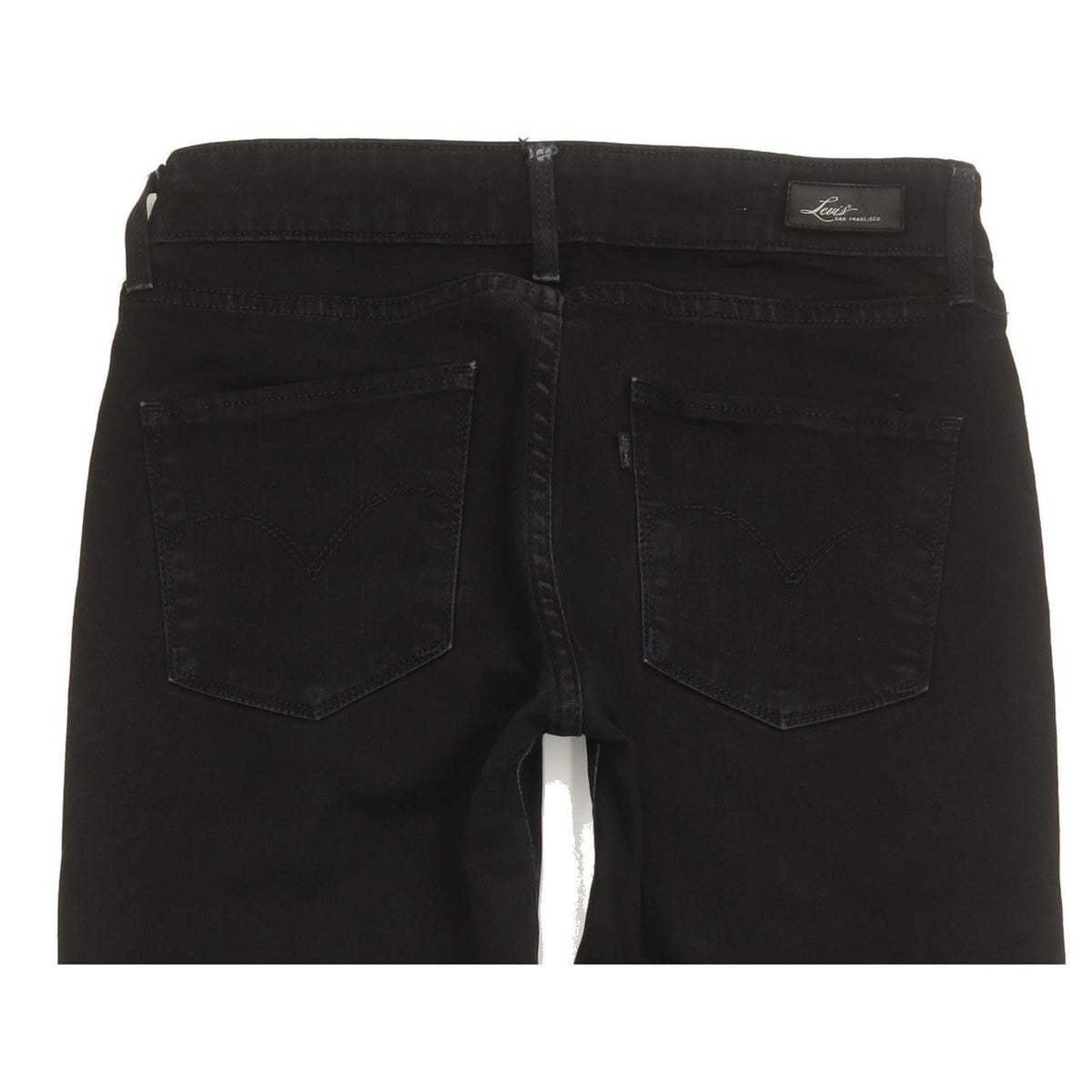 Levi's Demi Curve Women Black Skinny Slim Stretch Jeans W28 L30
