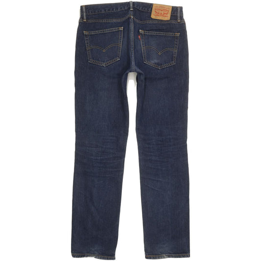 Levi's 511 Men Blue Straight Slim Jeans W34 L32