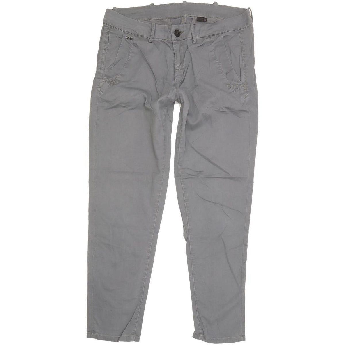 G-Star Bronson Women Grey Tapered Slim Chino Stretch Jeans W31 L27