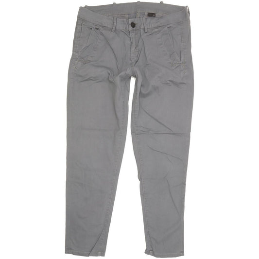 G-Star Bronson Women Grey Tapered Slim Chino Stretch Jeans W31 L27