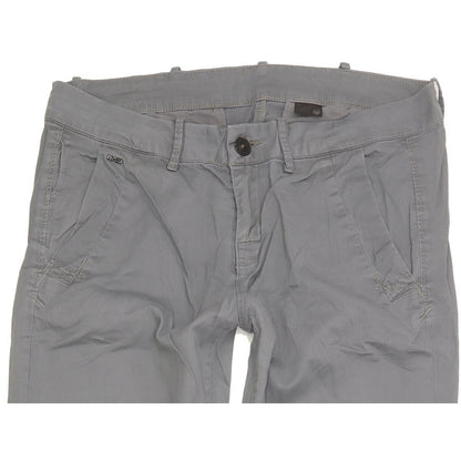G-Star Bronson Women Grey Tapered Slim Chino Stretch Jeans W31 L27