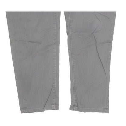 G-Star Bronson Women Grey Tapered Slim Chino Stretch Jeans W31 L27