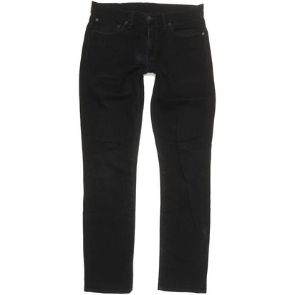 Levi's 511 Men Black Straight Slim Stretch Jeans W32 L33