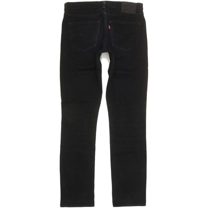 Levi's 511 Men Black Straight Slim Stretch Jeans W32 L33
