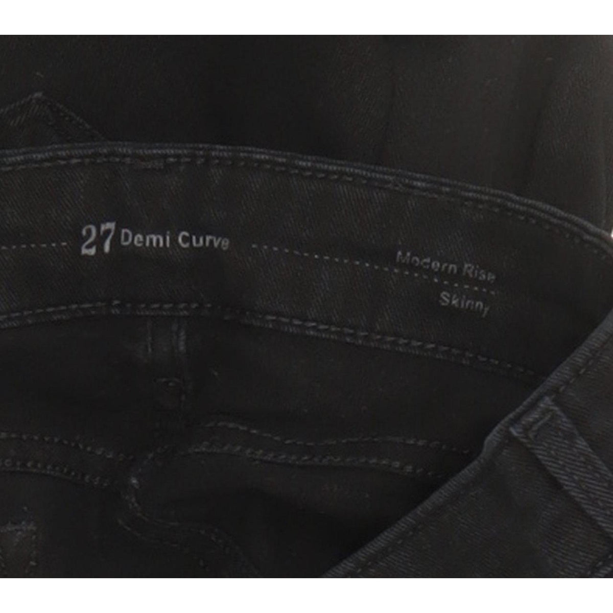 Levi's Demi Curve Women Black Skinny Slim Stretch Jeans W27 L32