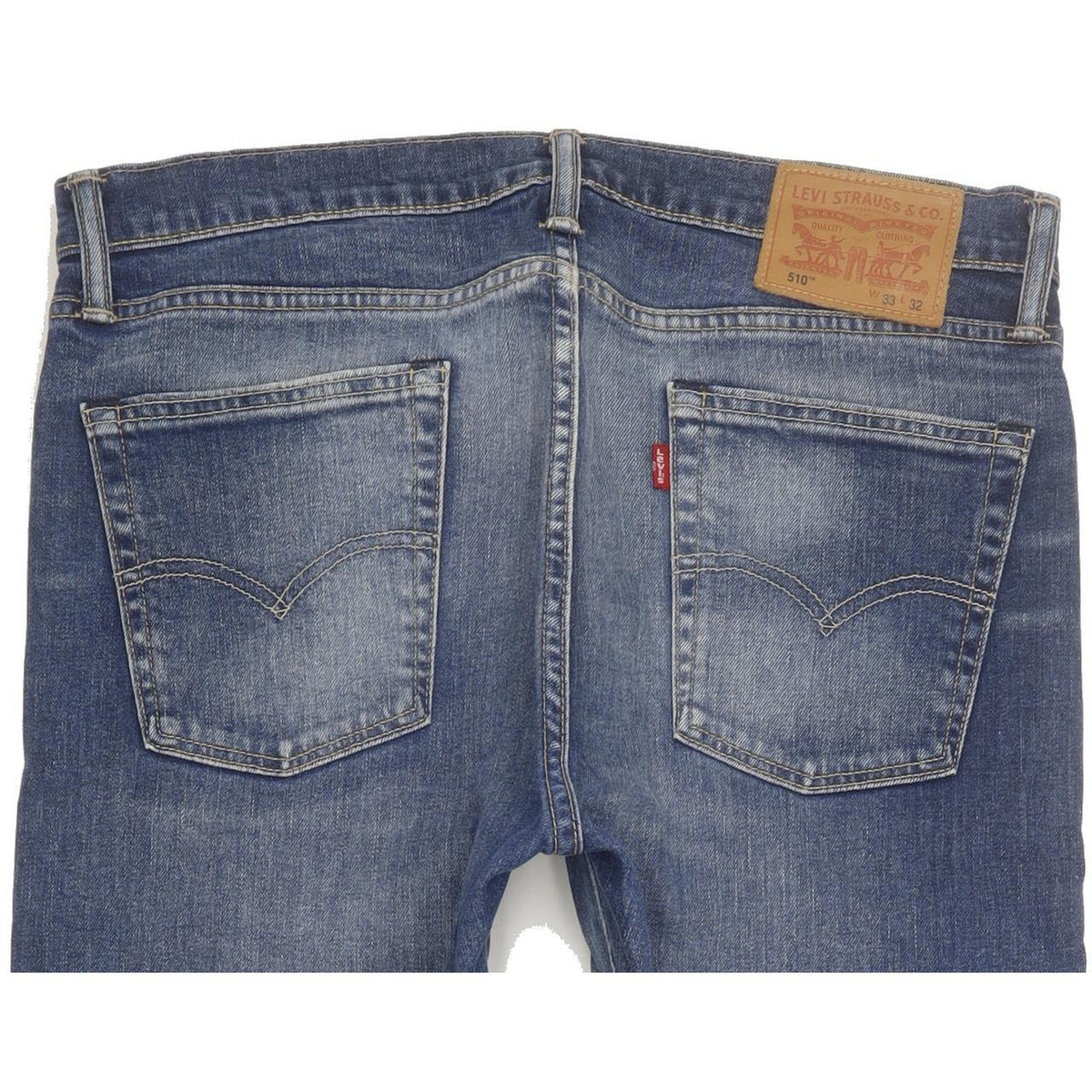 Levi's 510 Men Blue Skinny Slim Stretch Jeans W33 L31