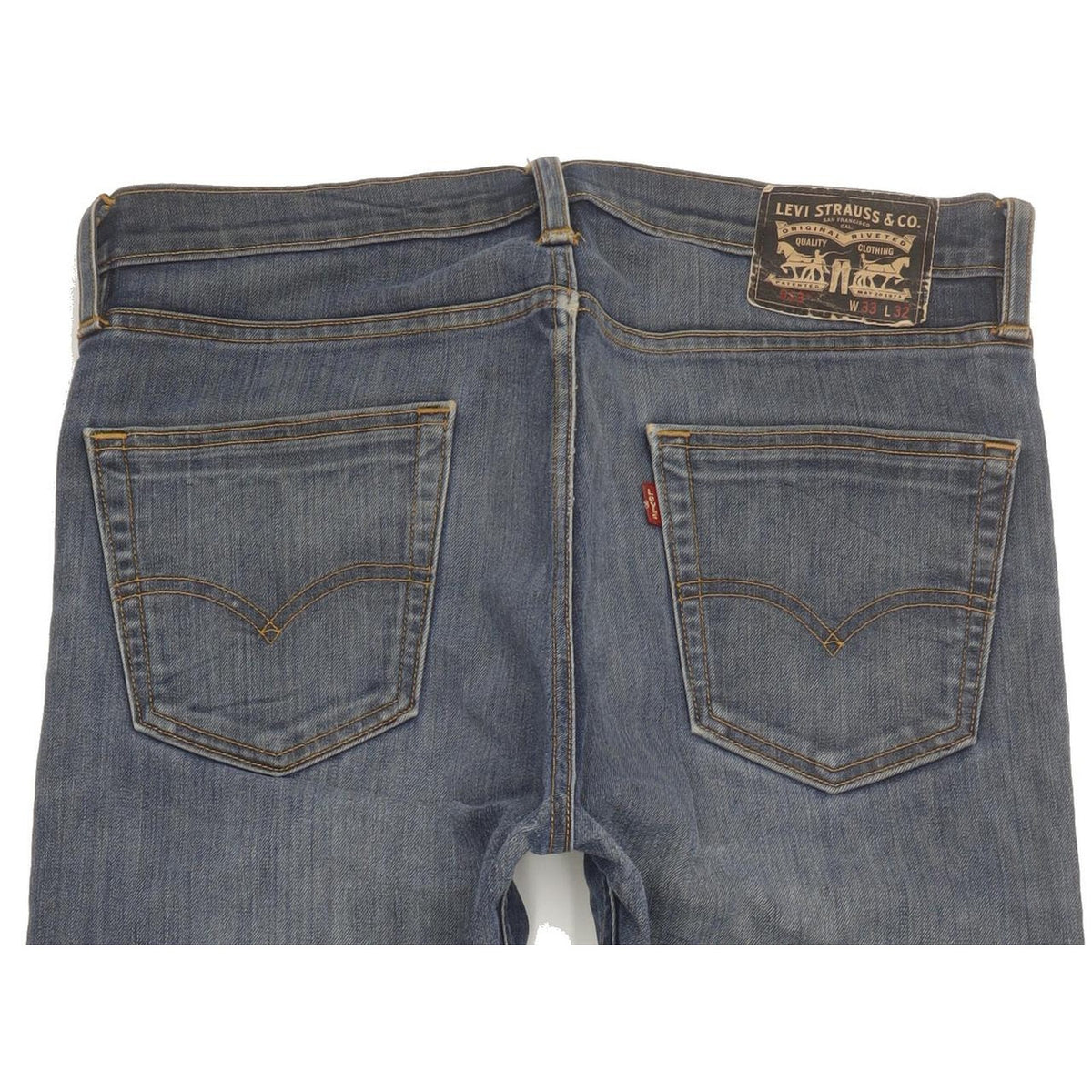 Levi's 513 Men Blue Straight Slim Jeans W33 L29