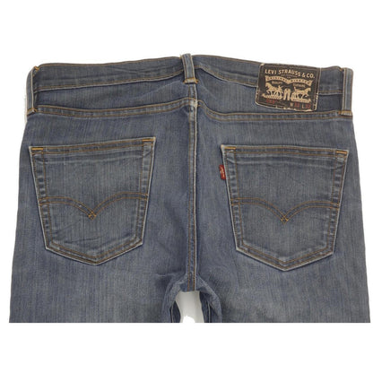 Levi's 513 Men Blue Straight Slim Jeans W33 L29