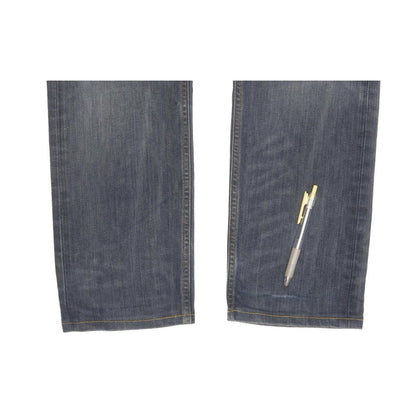 Levi's 513 Men Blue Straight Slim Jeans W33 L29