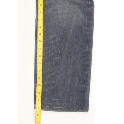 Levi's 513 Men Blue Straight Slim Jeans W33 L29