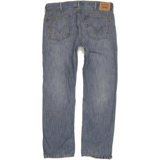Levi's 505 Men Blue Straight Regular Jeans W38 L32