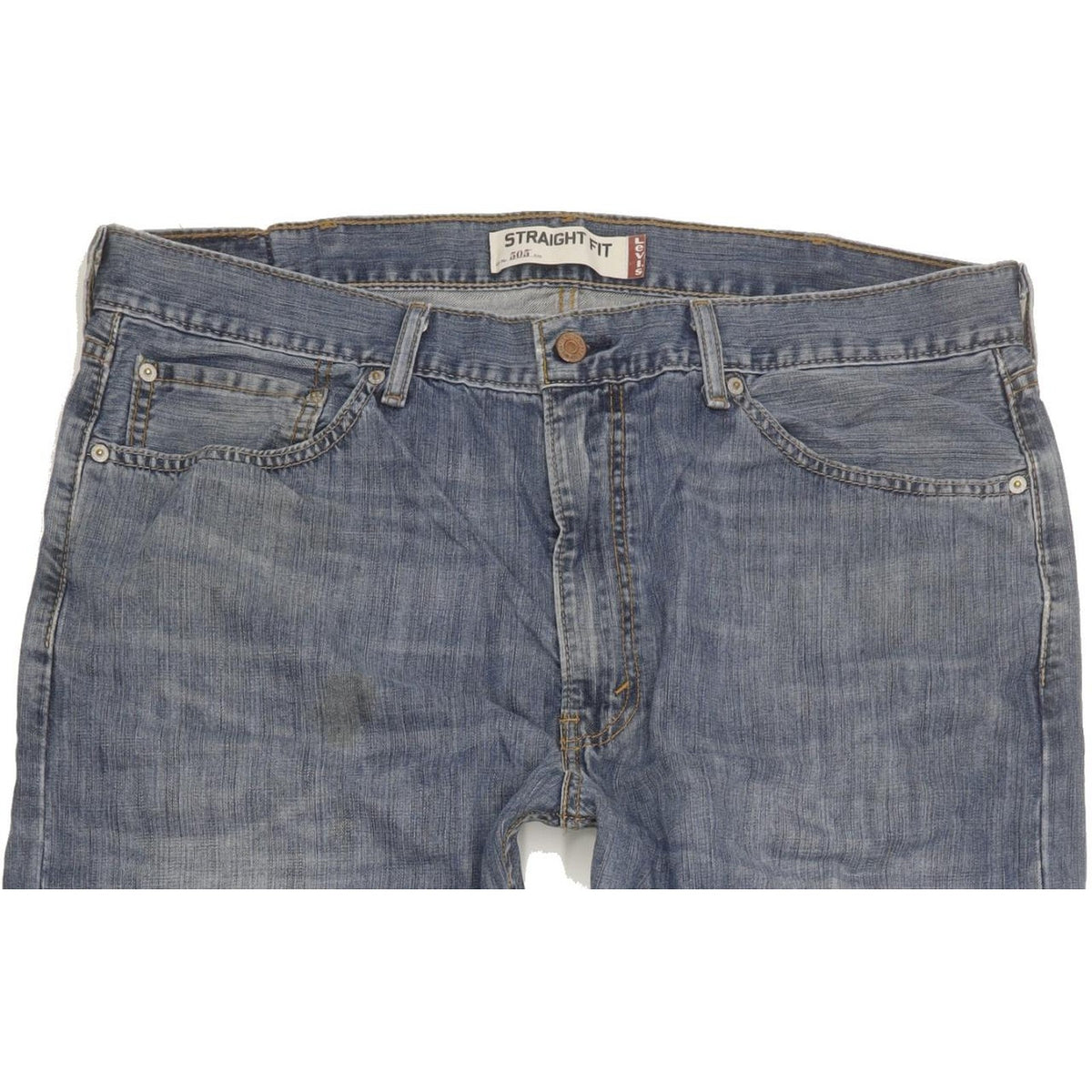 Levi's 505 Men Blue Straight Regular Jeans W38 L32