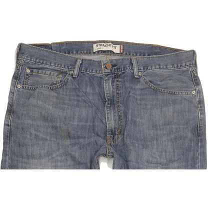 Levi's 505 Men Blue Straight Regular Jeans W38 L32