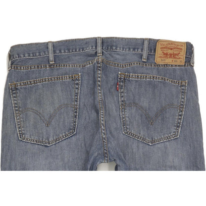 Levi's 505 Men Blue Straight Regular Jeans W38 L32
