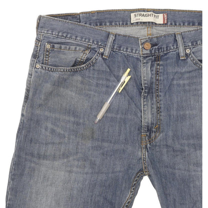 Levi's 505 Men Blue Straight Regular Jeans W38 L32