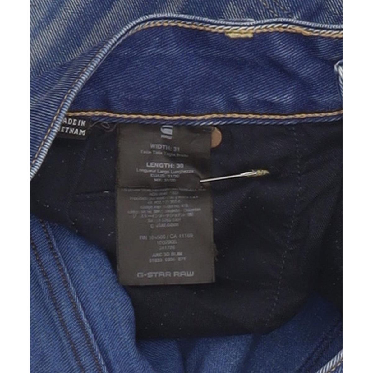 G-Star Arc 3D Men Blue Tapered Slim Stretch Jeans W31 L25