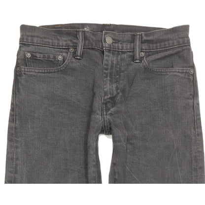 Levi's 504 Men Grey Straight Regular Stretch Jeans W31 L29