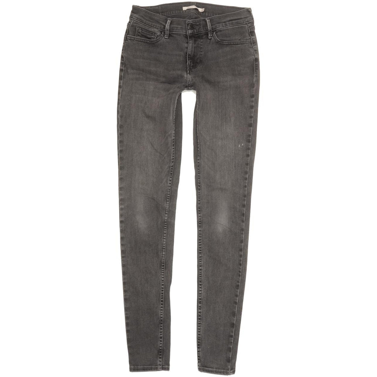 Levi's 710 Women Grey Skinny Slim Stretch Jeans W27 L31