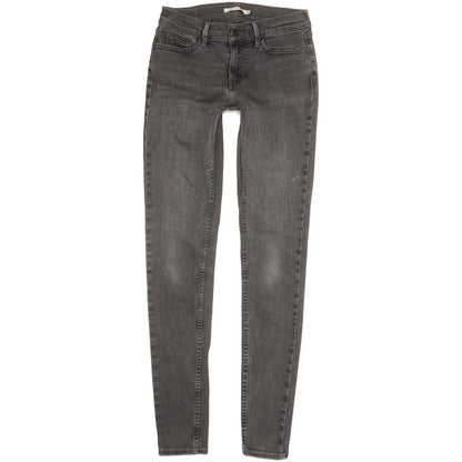 Levi's 710 Women Grey Skinny Slim Stretch Jeans W27 L31