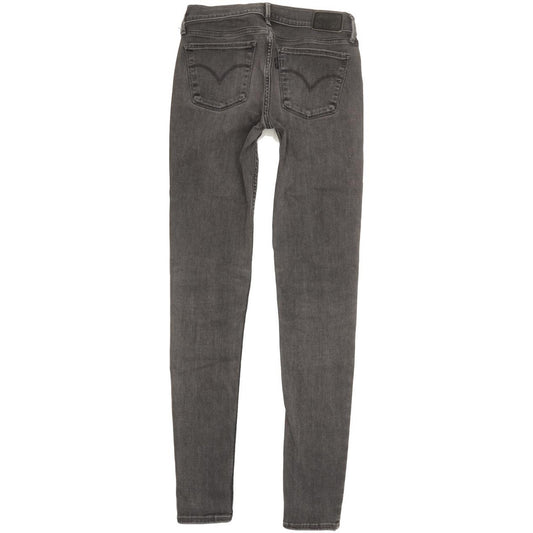 Levi's 710 Women Grey Skinny Slim Stretch Jeans W27 L31