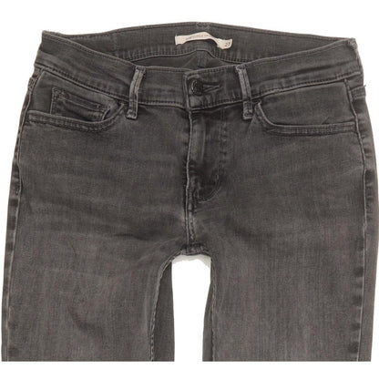 Levi's 710 Women Grey Skinny Slim Stretch Jeans W27 L31