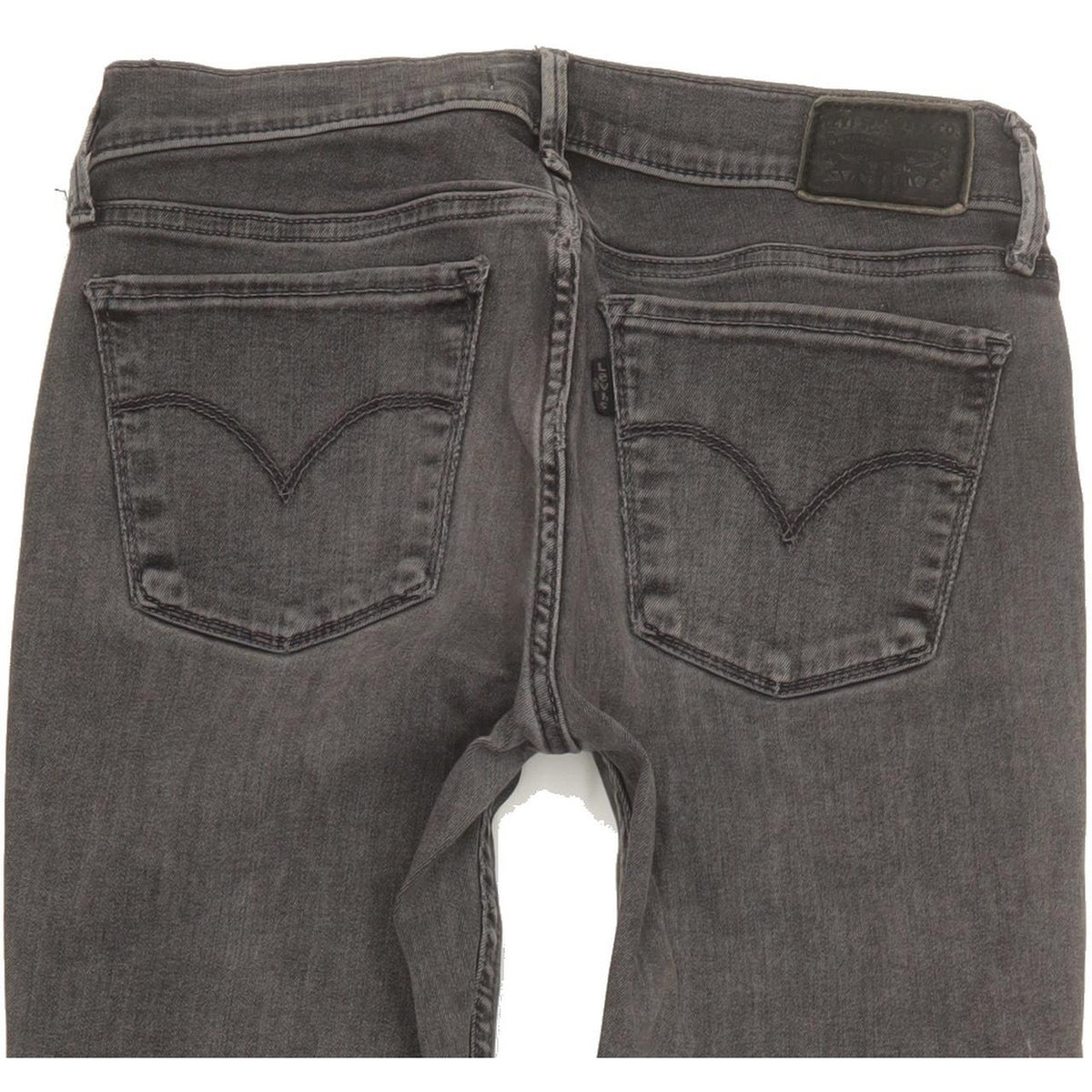 Levi's 710 Women Grey Skinny Slim Stretch Jeans W27 L31