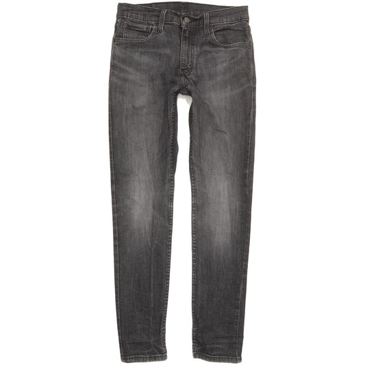 Levi's 512 Men Grey Tapered Slim Stretch Jeans W30 L30