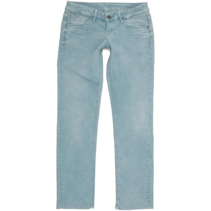 G-Star 3301 Women Green Straight Slim Stretch Jeans W30 L31