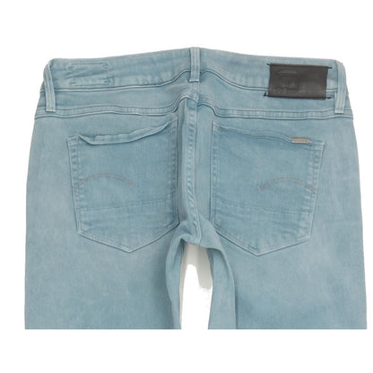 G-Star 3301 Women Green Straight Slim Stretch Jeans W30 L31