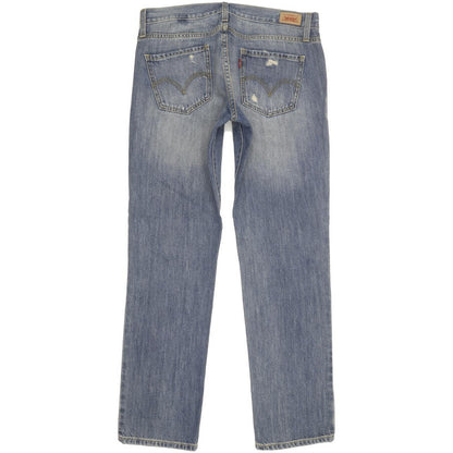 Levi's 513 Women Blue Straight Slim Boyfriend Jeans W30 L30