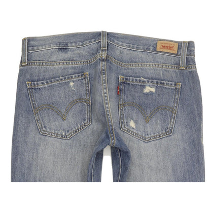 Levi's 513 Women Blue Straight Slim Boyfriend Jeans W30 L30