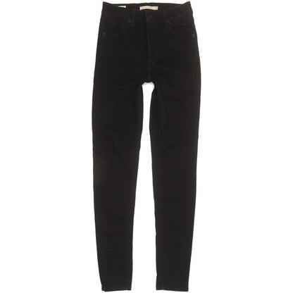 Levi's Mile Women Black Skinny Slim Stretch Jeans W26 L30
