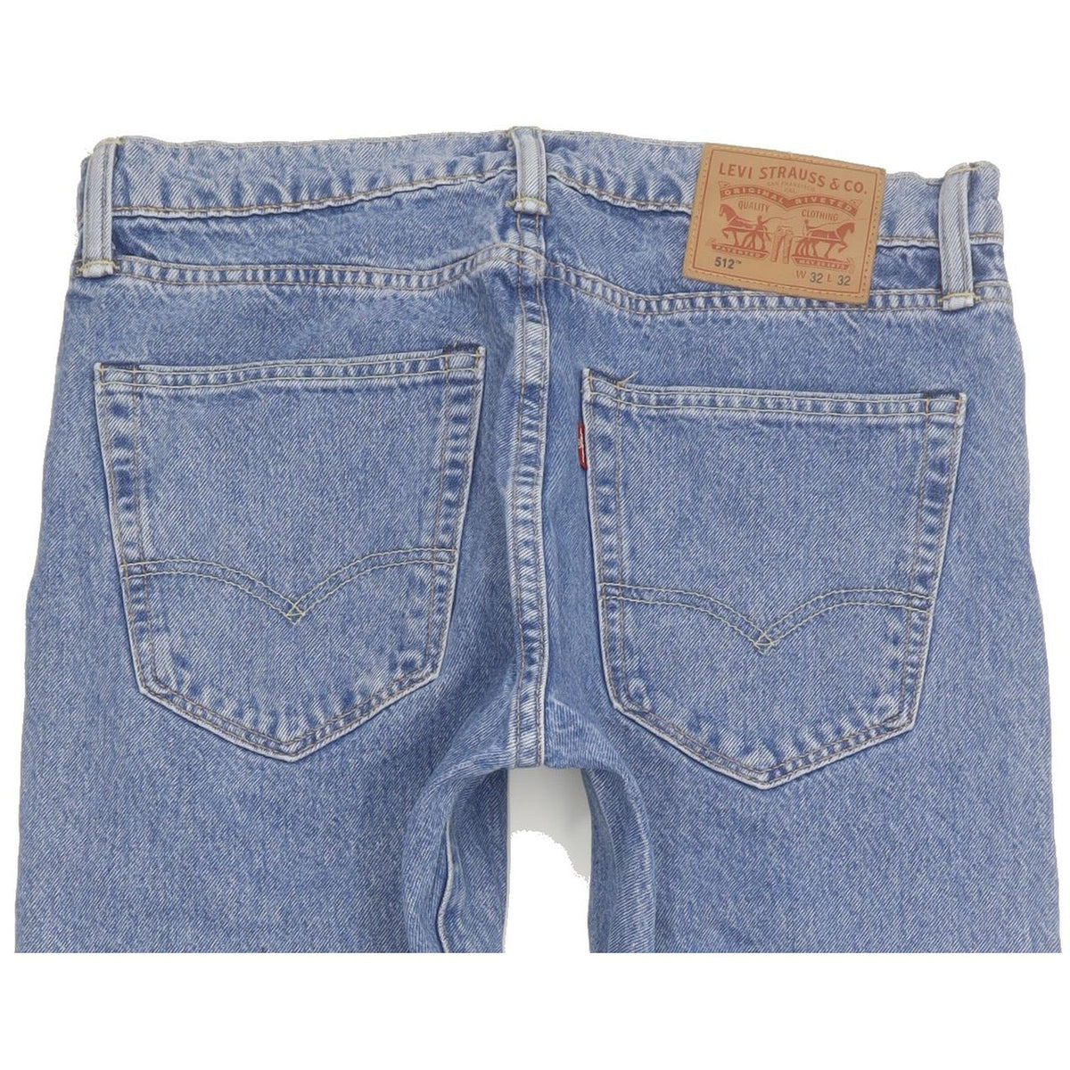 Levi's 512 Men Blue Tapered Slim Stretch Jeans W32 L31
