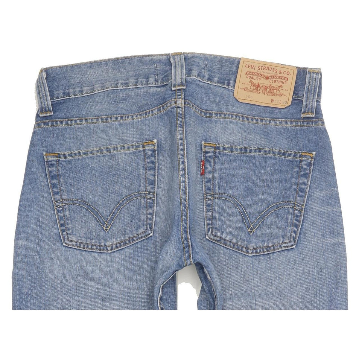 Levi's 506 Men Blue Straight Regular Jeans W32 L31