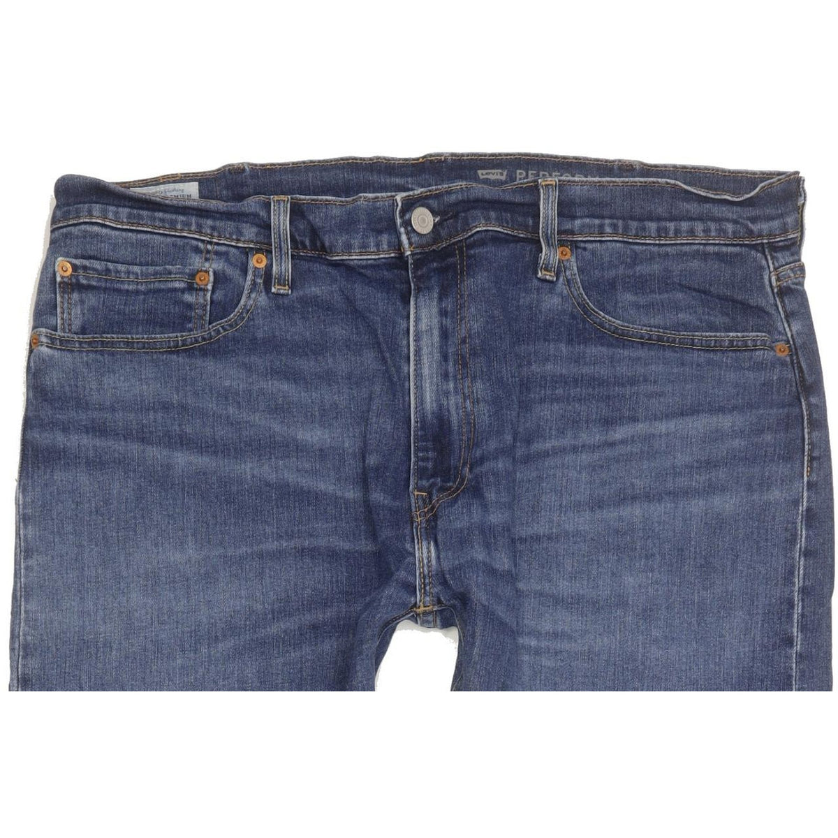 Levi's 502 Men Blue Tapered Regular Stretch Jeans W38 L32